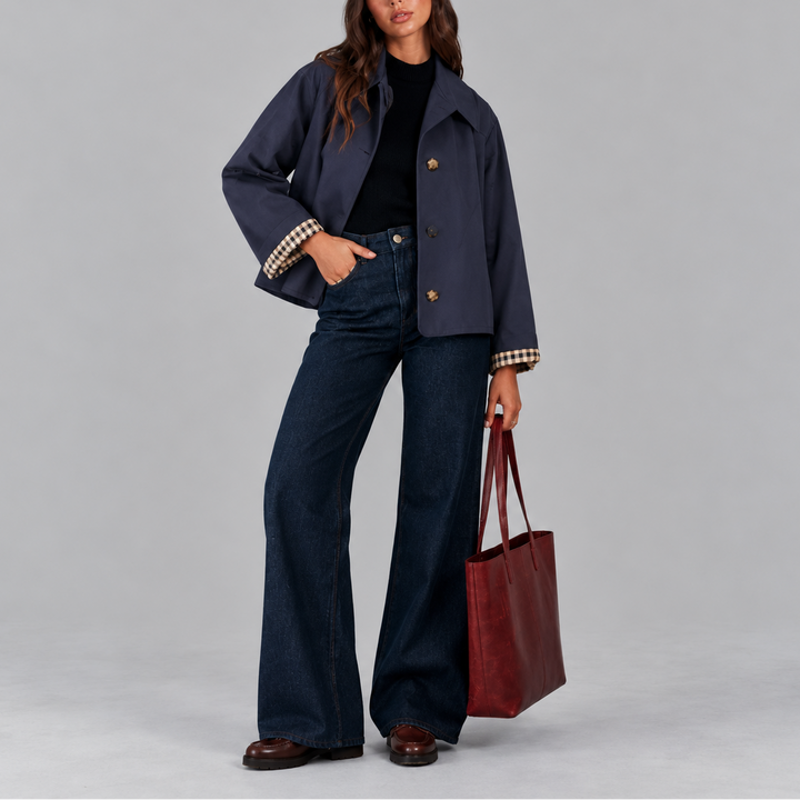 Cosima Cropped Trench Jacket