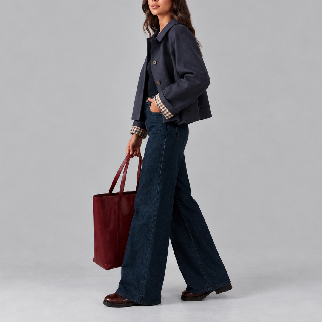 Cosima Cropped Trench Jacket