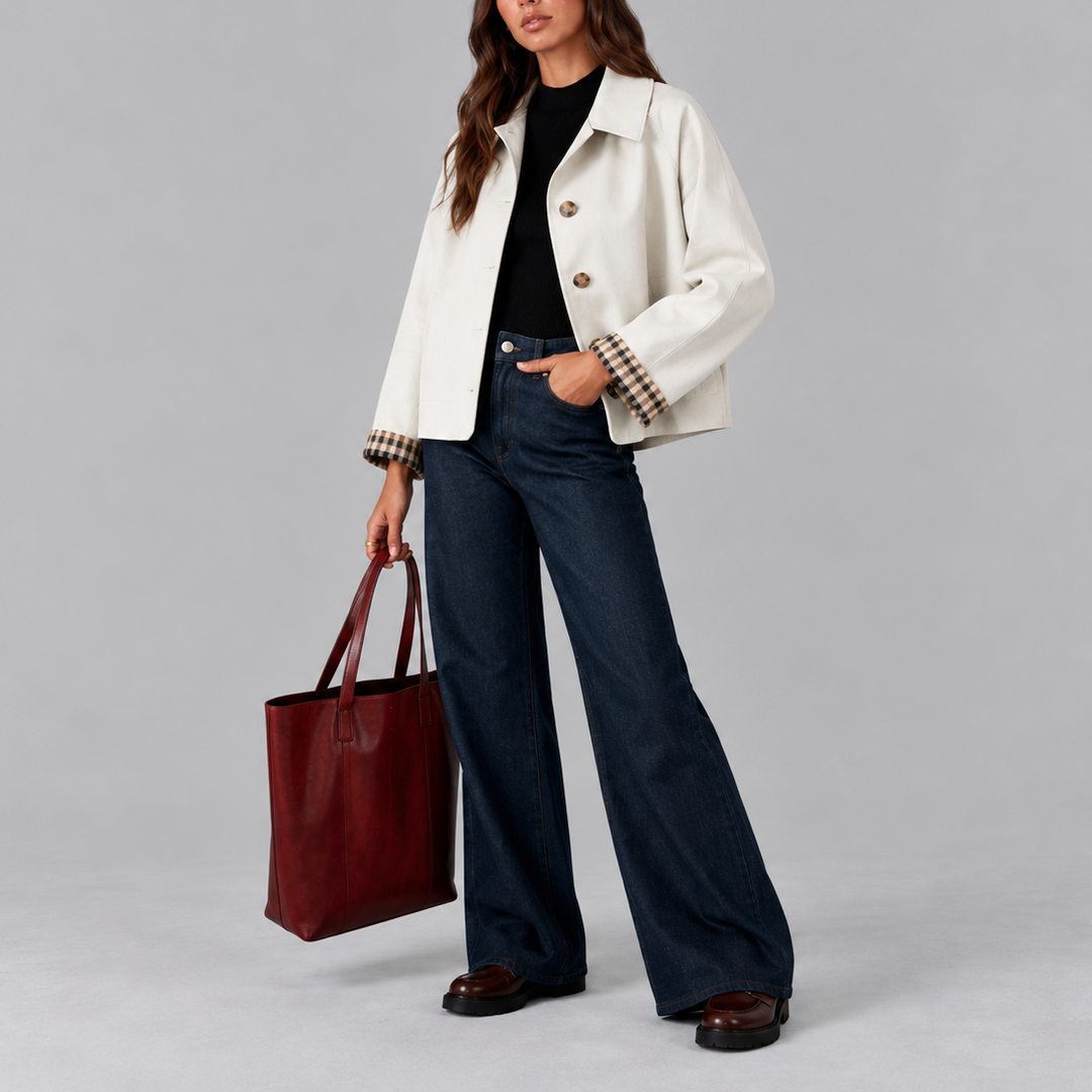 Cosima Cropped Trench Jacket