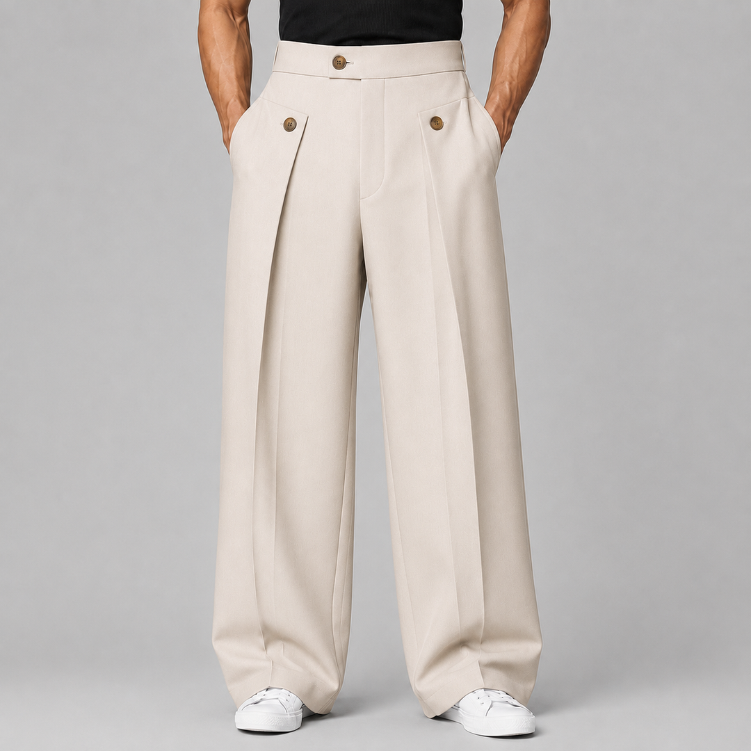 Holt Pleated Front Trousers