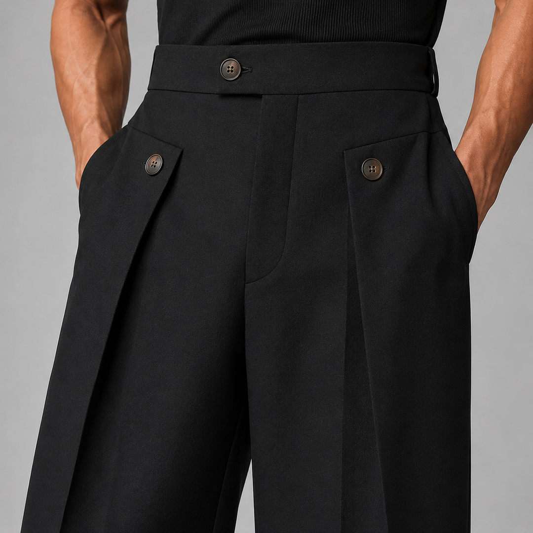 Holt Pleated Front Trousers