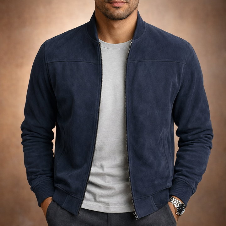 Camden Suede Bomber Jacket