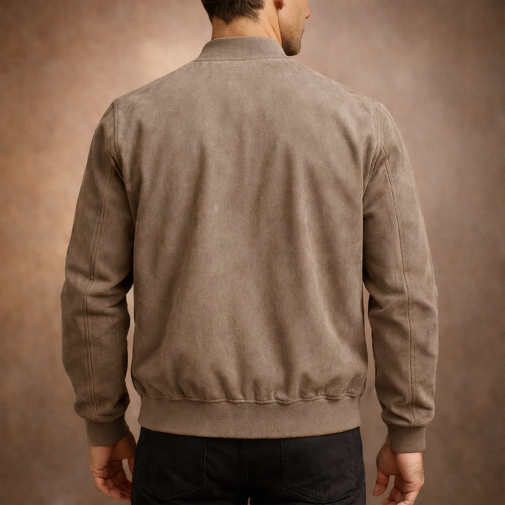 Camden Suede Bomber Jacket