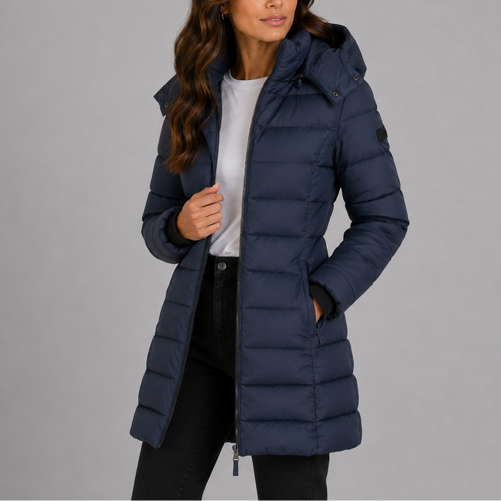 Seraphine Channel Quilted Puffer