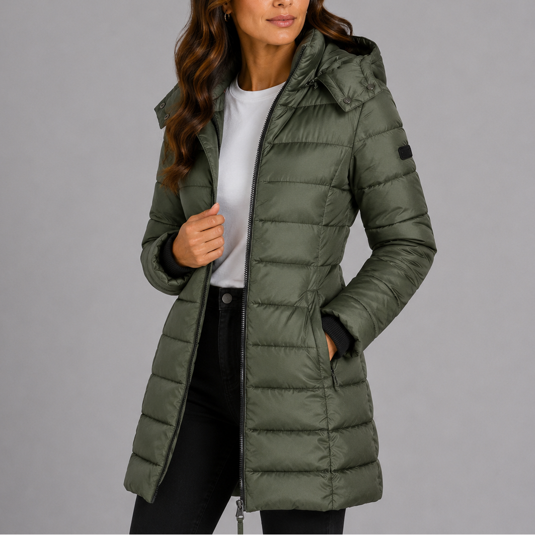 Seraphine Channel Quilted Puffer