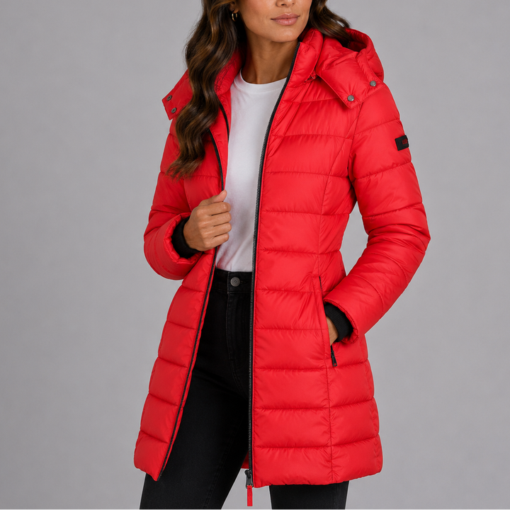 Seraphine Channel Quilted Puffer