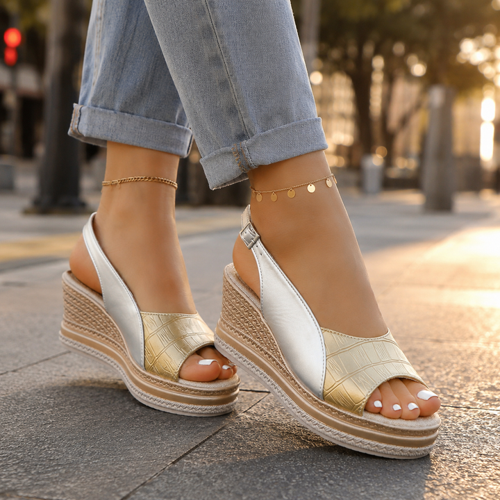 Avendra Orthopedic Slingback Wedge Sandals