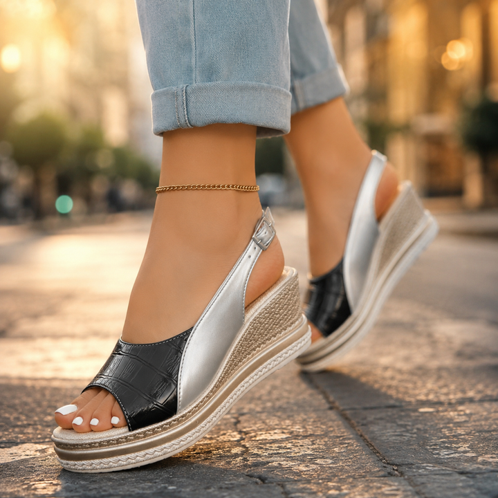 Avendra Orthopedic Slingback Wedge Sandals