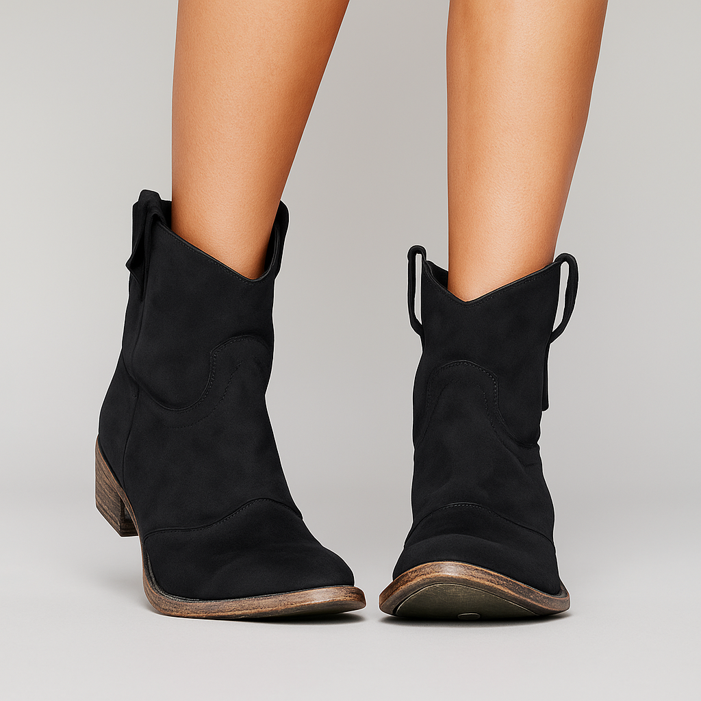 Aubrey Leather Ankle Boots