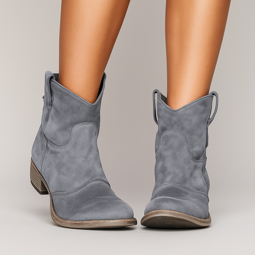 Aubrey Leather Ankle Boots