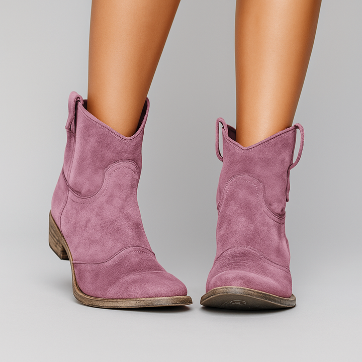Aubrey Leather Ankle Boots