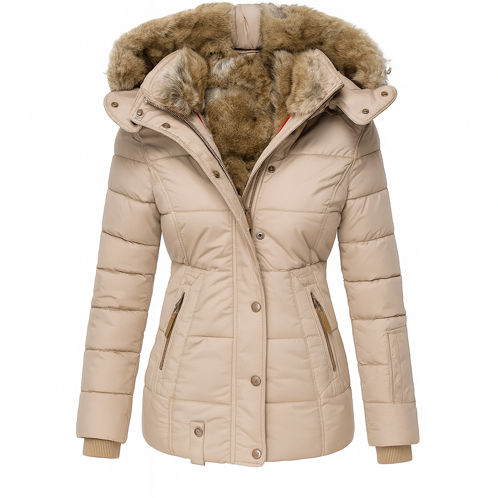 Michalea Fur Hooded Jacket