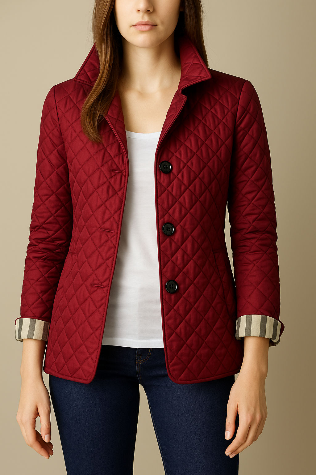 Madona Quilted Button Jacket