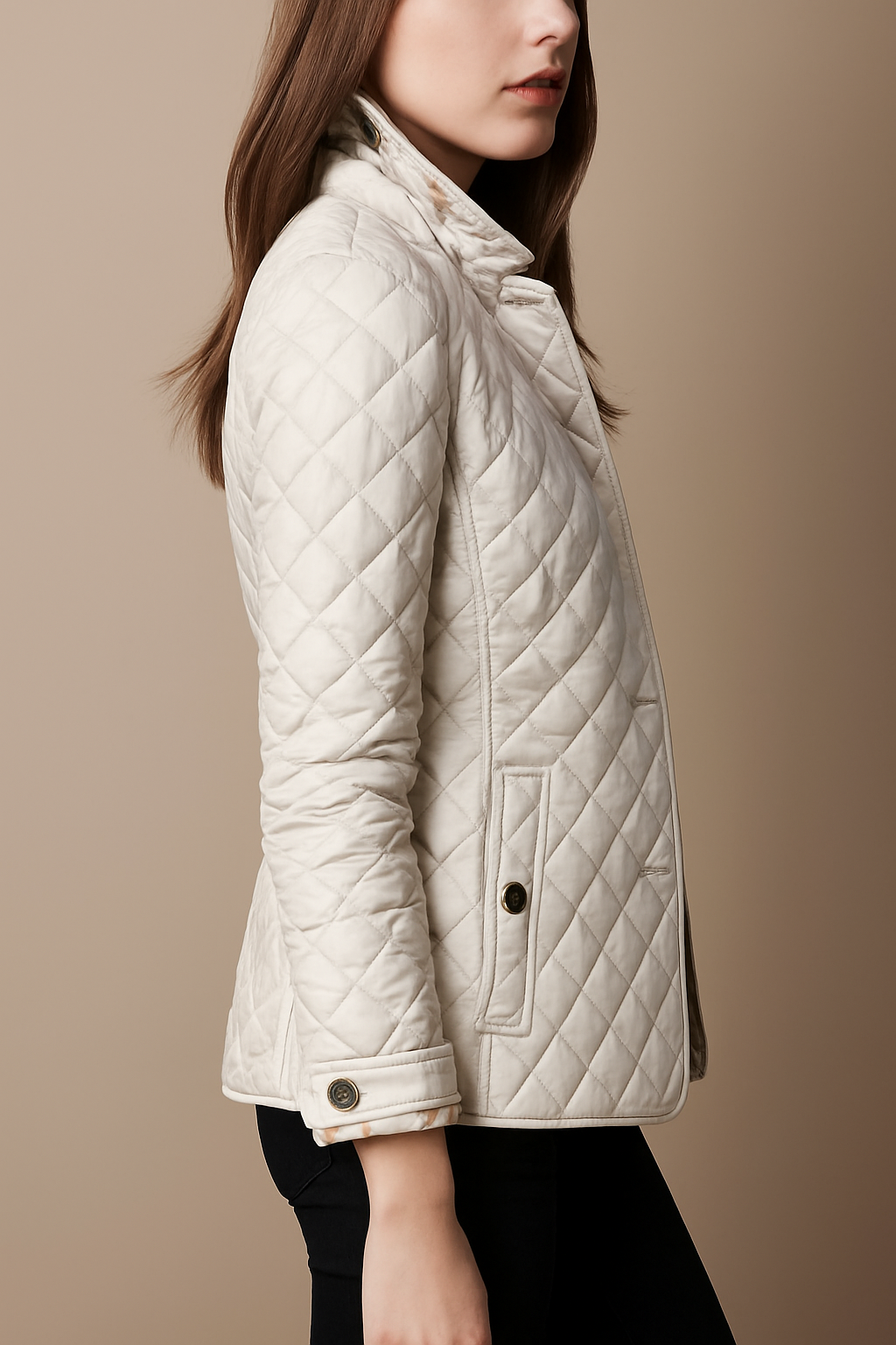 Madona Quilted Button Jacket