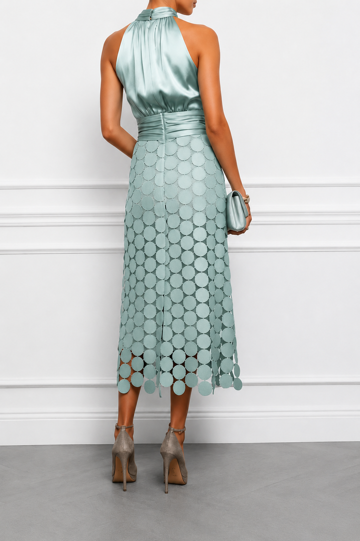 Iolanthe Halter Neck Midi Dress