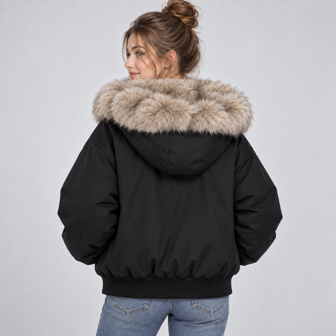 Marabel Faux Fur Puffer Jacket