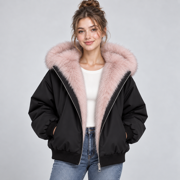 Marabel Faux Fur Puffer Jacket