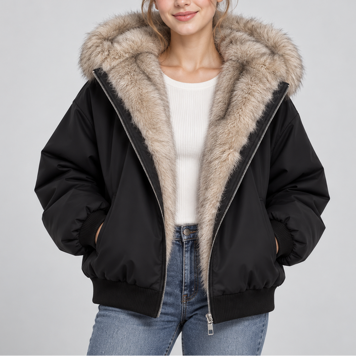 Marabel Faux Fur Puffer Jacket