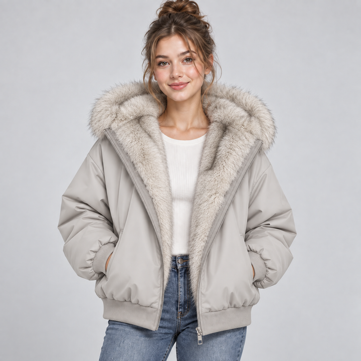 Marabel Faux Fur Puffer Jacket