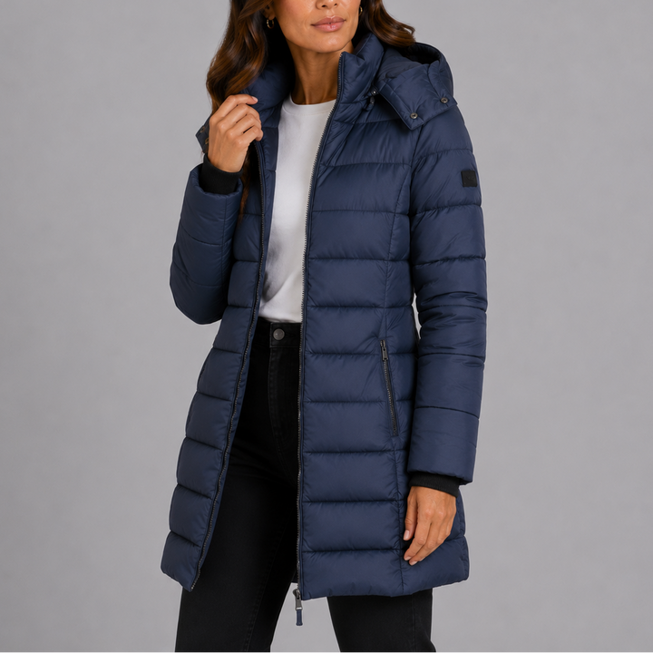 Seraphine Channel Quilted Puffer