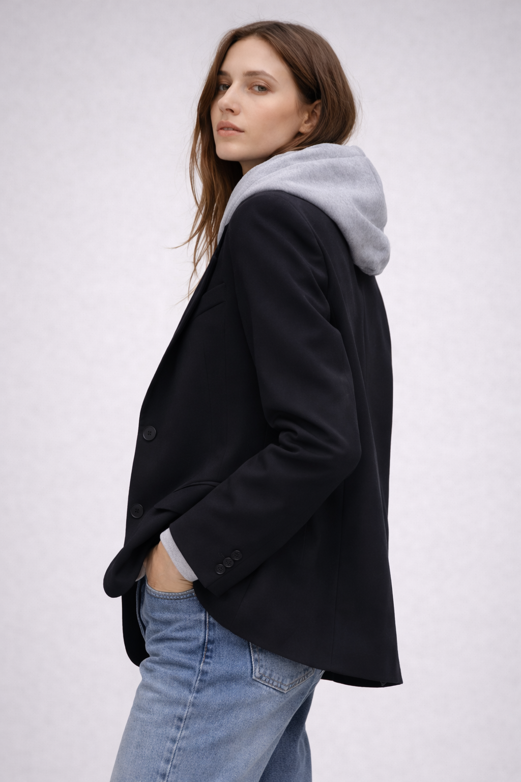 Morgan Hooded Blazer