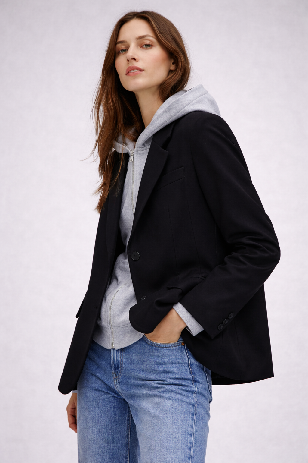 Morgan Hooded Blazer
