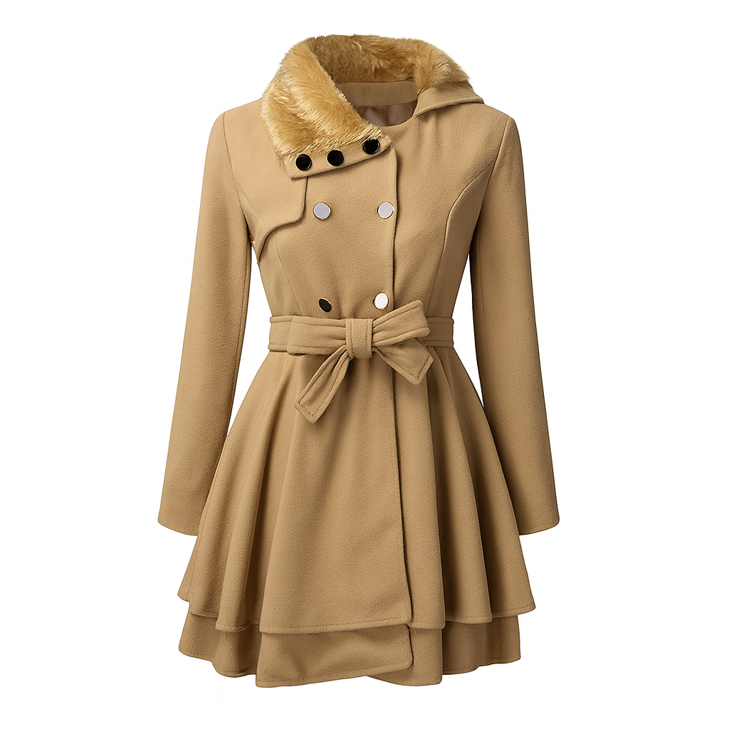 Lennon Wool Flare Coat