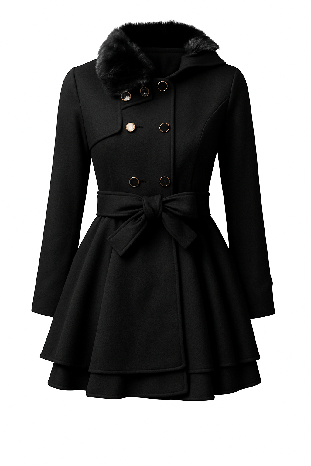 Lennon Wool Flare Coat