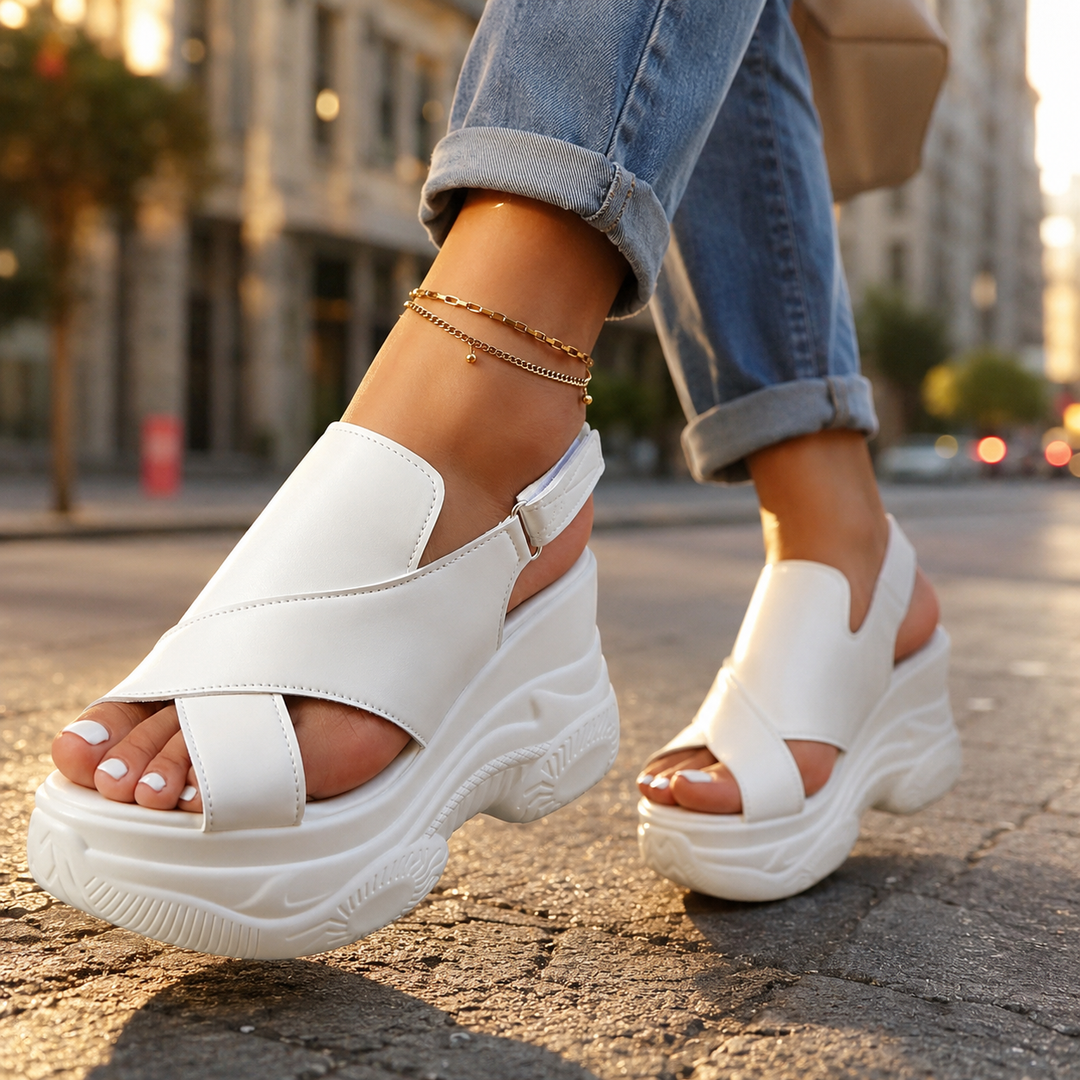 Danica Orthopedic Chunky Sole Sandals