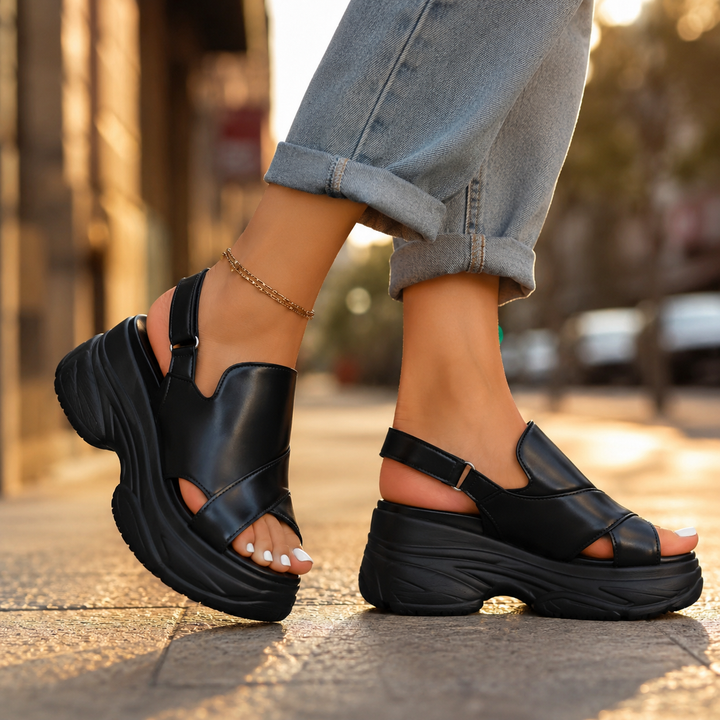 Danica Orthopedic Chunky Sole Sandals