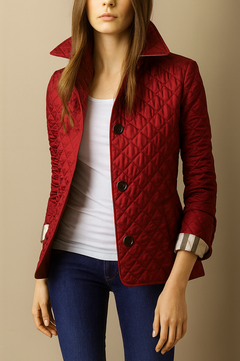 Madona Quilted Button Jacket