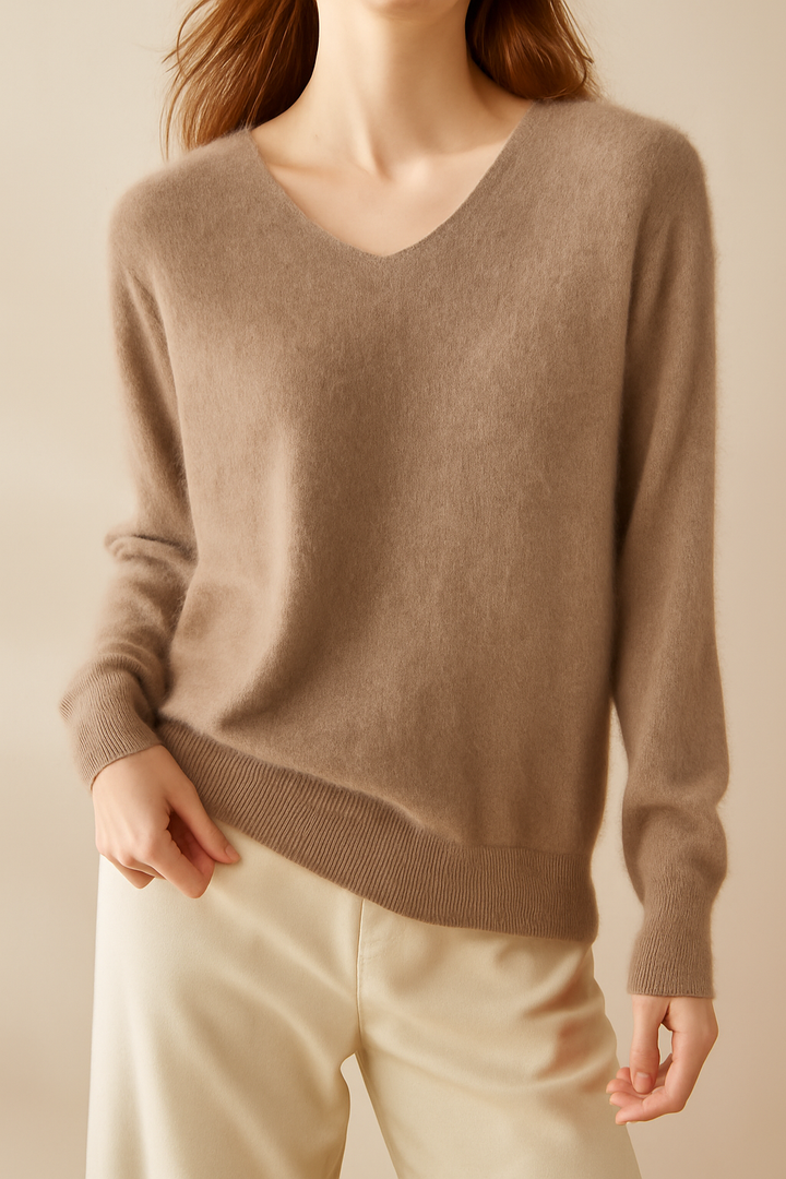 Ortega Mink Cashmere Pullover