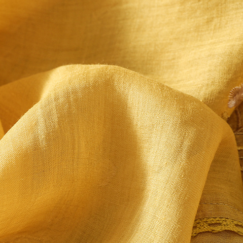 Natalia V-Neck Linen Blouse