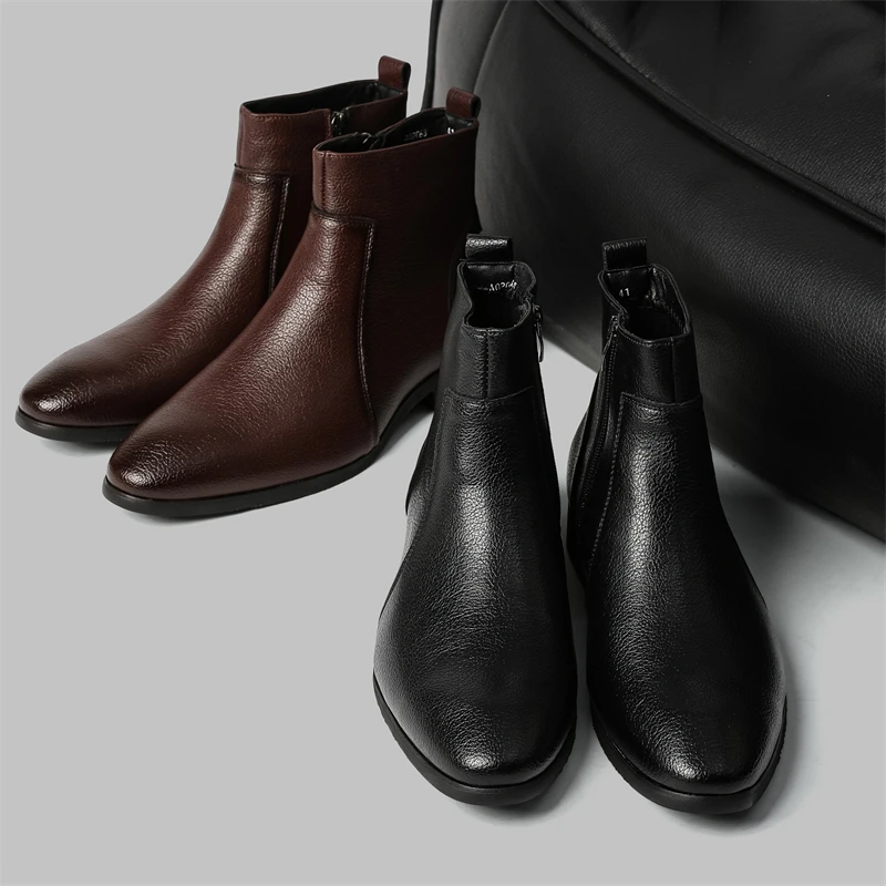 Quentin Leather Chelsea Boots
