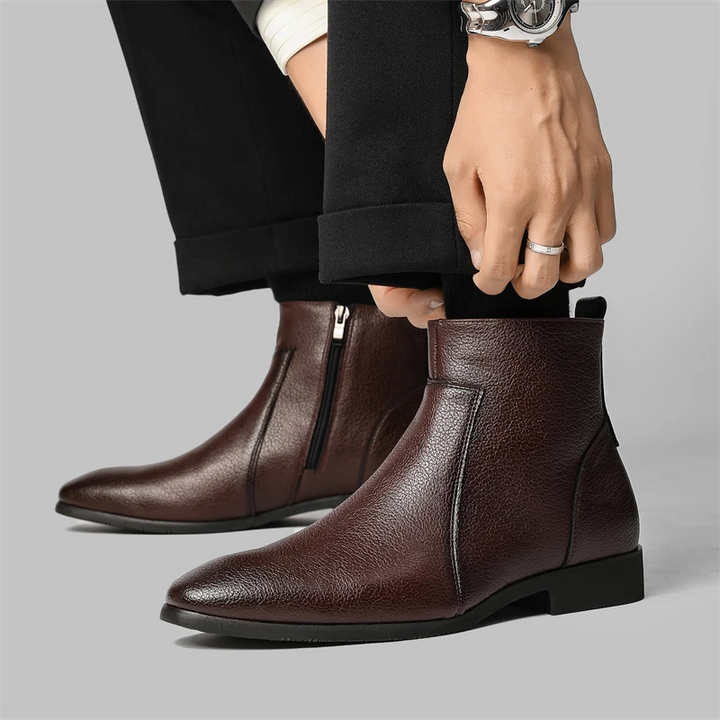 Quentin Leather Chelsea Boots