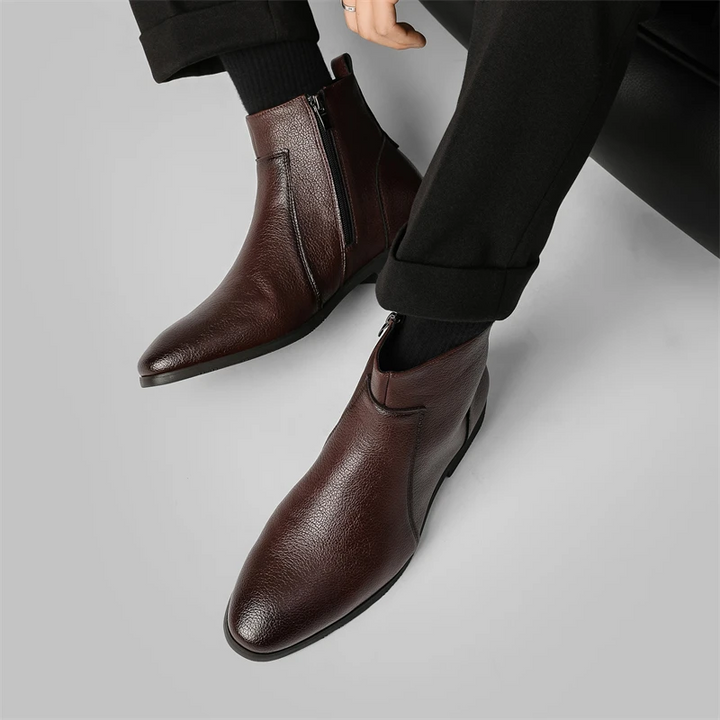 Quentin Leather Chelsea Boots