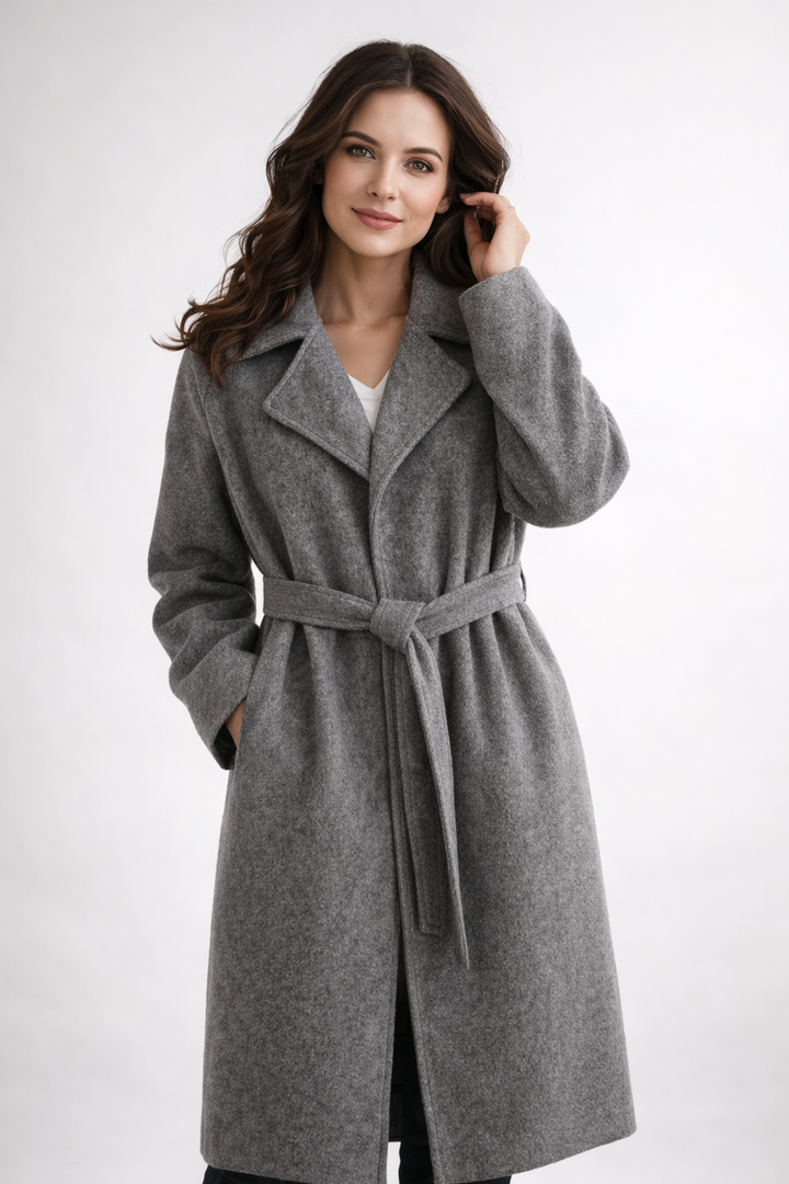 Lenora Belted Wrap Coat