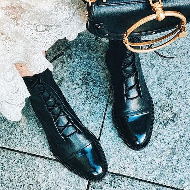 Kinsley Elegant Lace-Up Ankle Boots