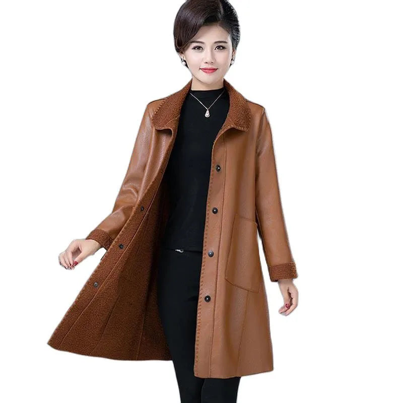 Genevieve Shearling Collar Jacket