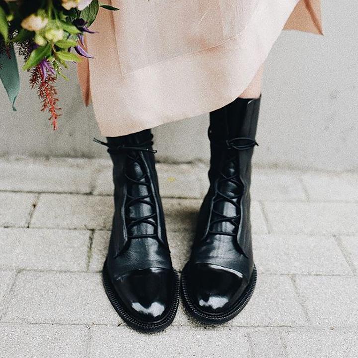 Kinsley Elegant Lace-Up Ankle Boots