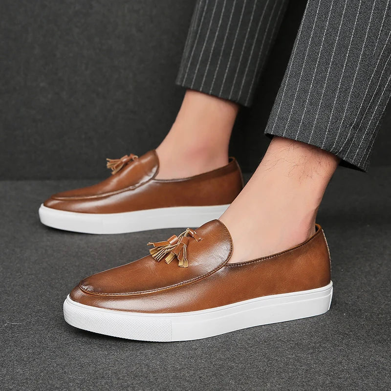 Finnian Tasseled Leather Loafer