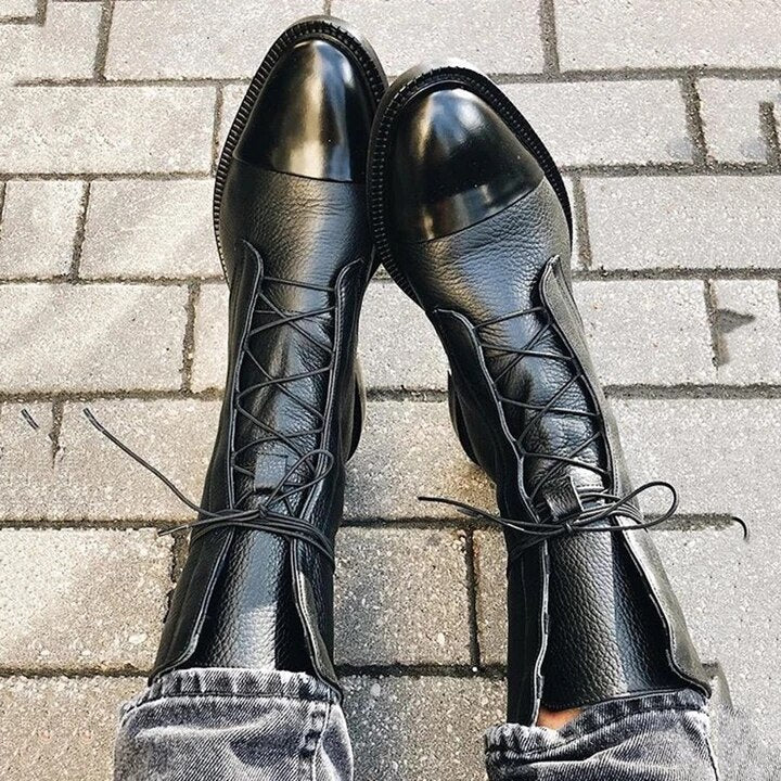 Kinsley Elegant Lace-Up Ankle Boots