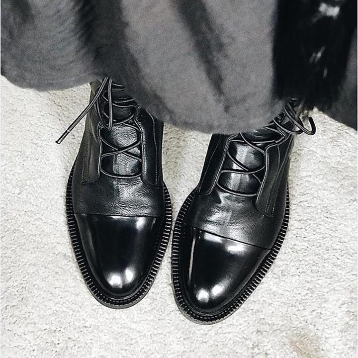 Kinsley Elegant Lace-Up Ankle Boots