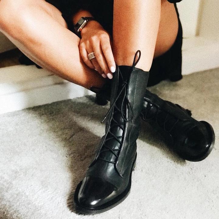 Kinsley Elegant Lace-Up Ankle Boots