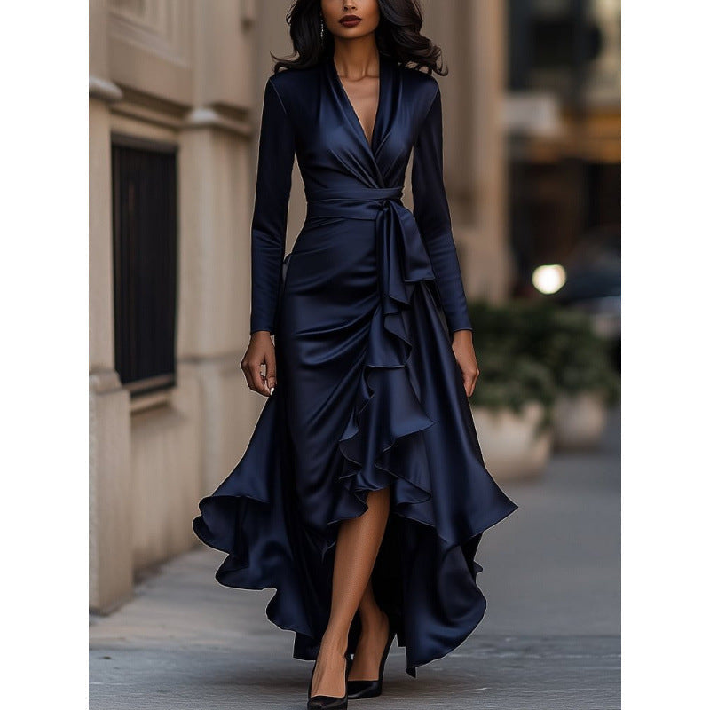 Margaux Wrap Front Maxi Dress