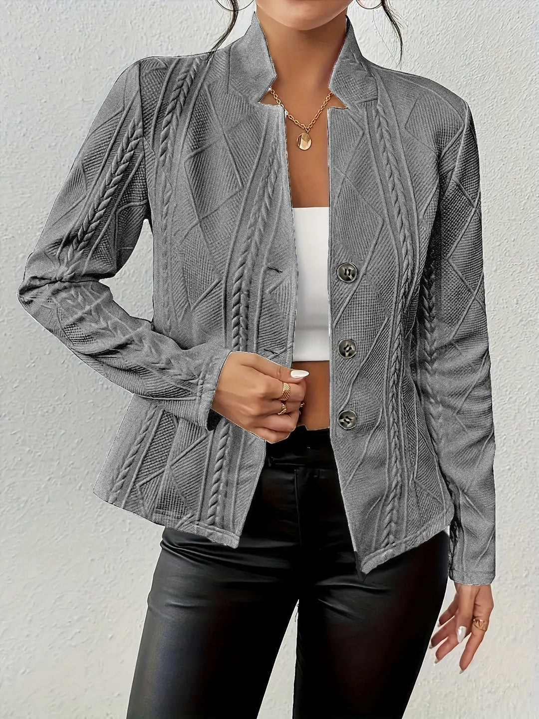 Rosetta Cable Texture Blazer