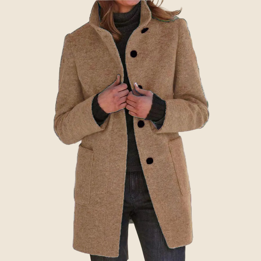 Marget Mid-Length Button Coat