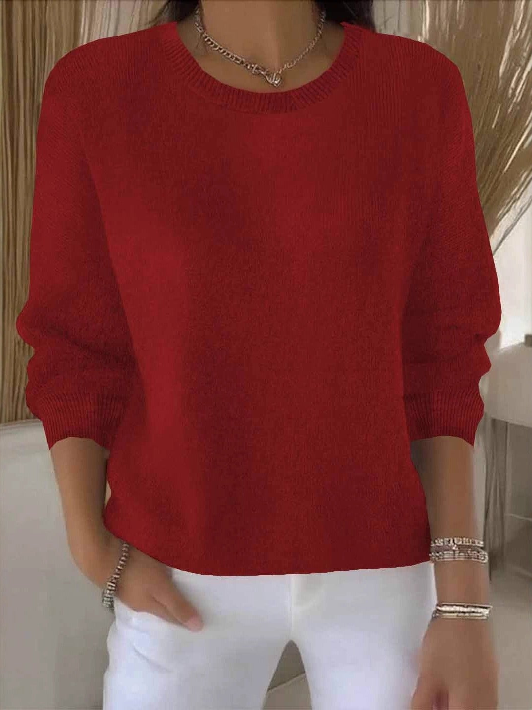 Freya Dropped Shoulder Sweater