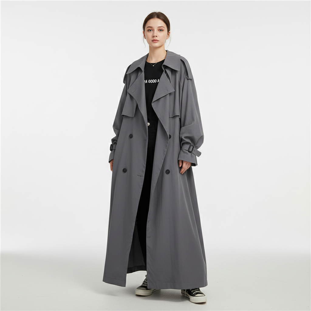Genevra Long Trench Coat
