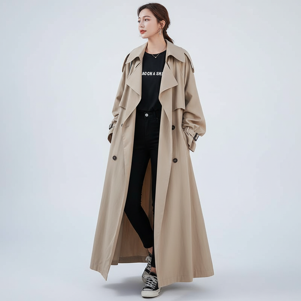Genevra Long Trench Coat